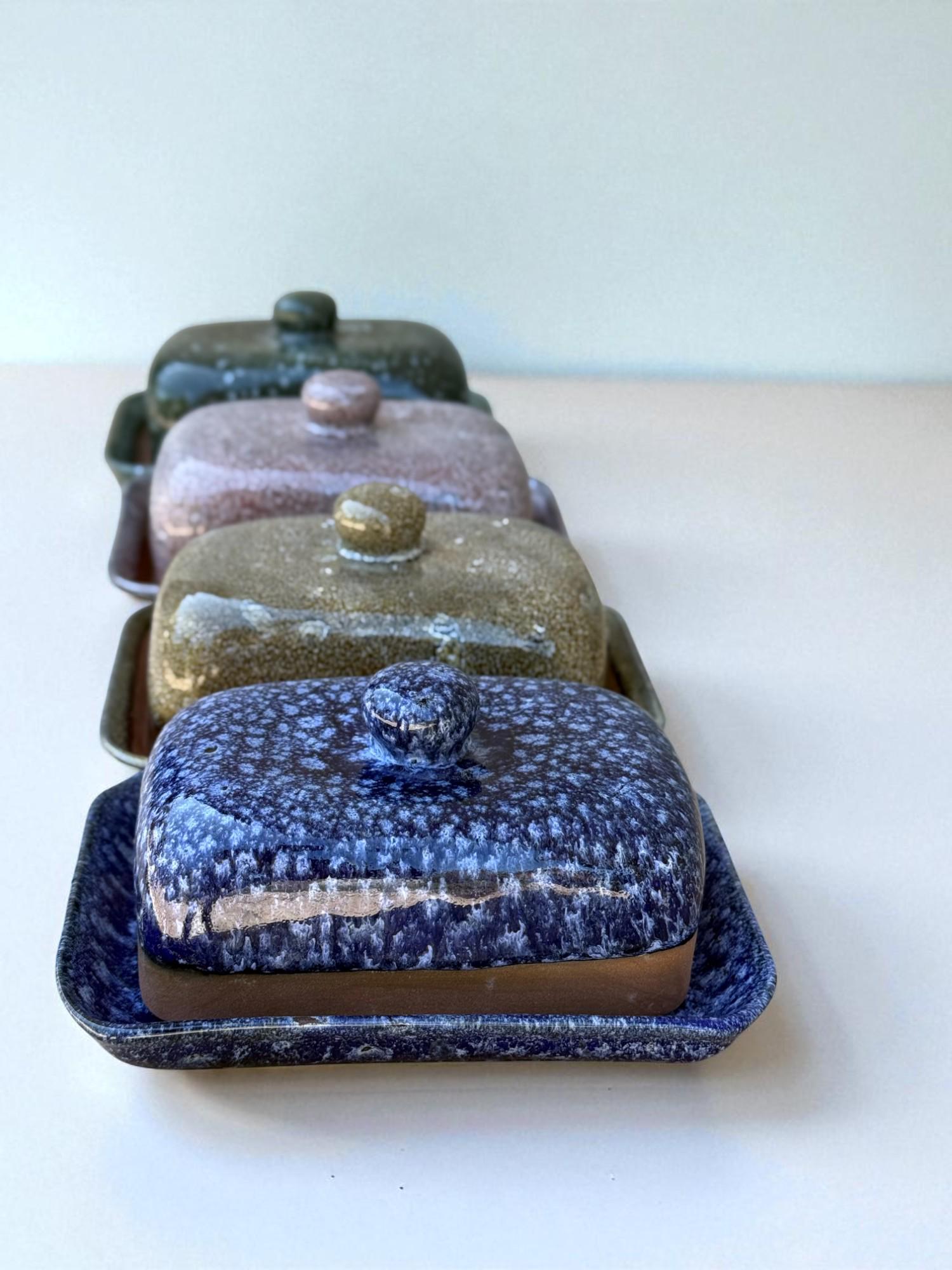 Набор масленок для сливочного масла с крышкой 4 шт. (28833544) - фото 3 Набор масленок для сливочного масла с крышкой 4 шт. (28833544) - фото 3