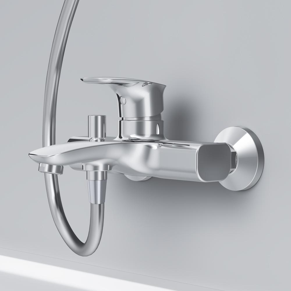 Змішувач для ванної AM.PM Spirit 2.1 F71A10000 одноважільний Хром (130101) - фото 4 Змішувач для ванної AM.PM Spirit 2.1 F71A10000 одноважільний Хром (130101) - фото 4