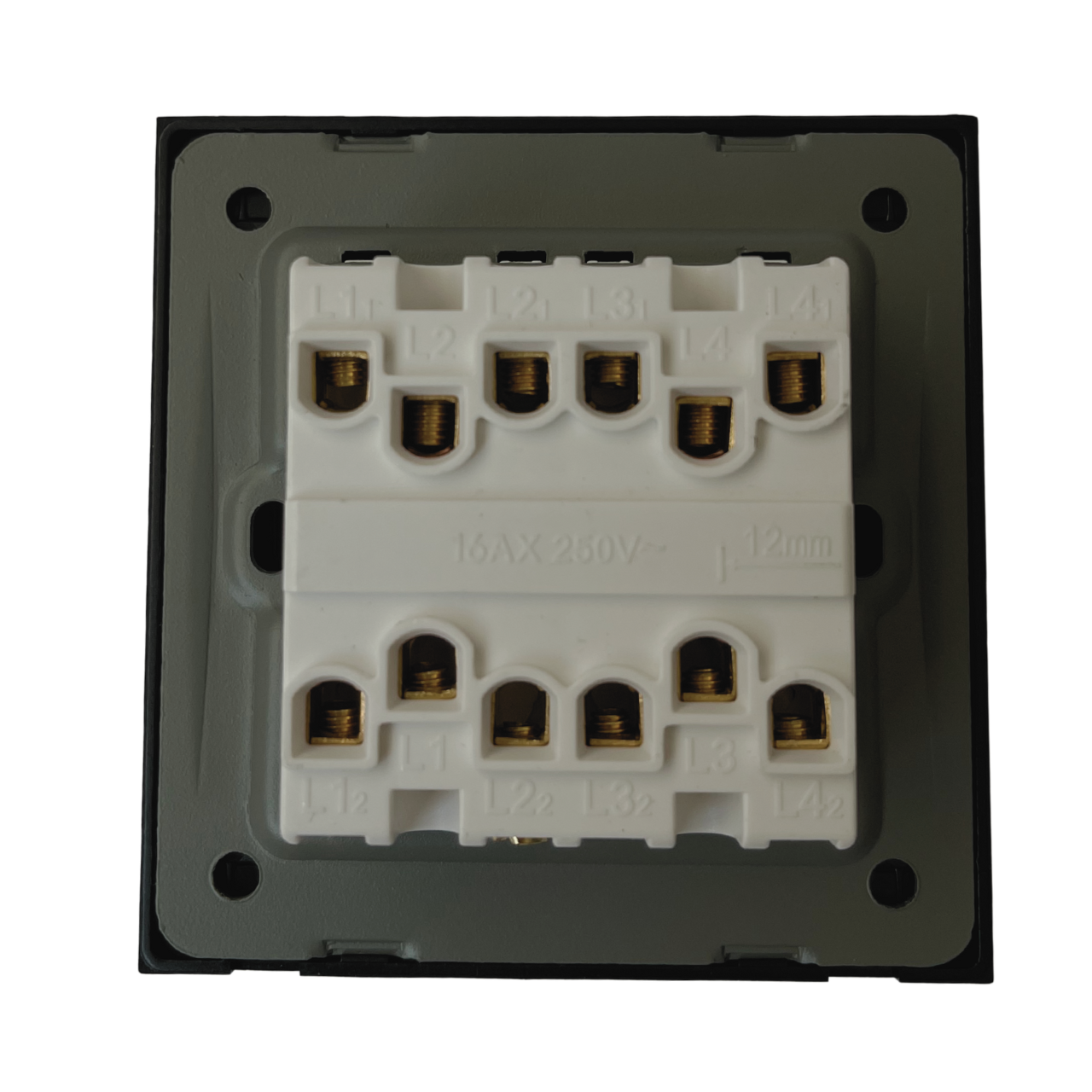 Выключатель проходной 4 клавишный MERALLI INOX з нержавеющей стали безрамочный (SWVK4KPR4) - фото 6 Выключатель проходной 4 клавишный MERALLI INOX з нержавеющей стали безрамочный (SWVK4KPR4) - фото 6