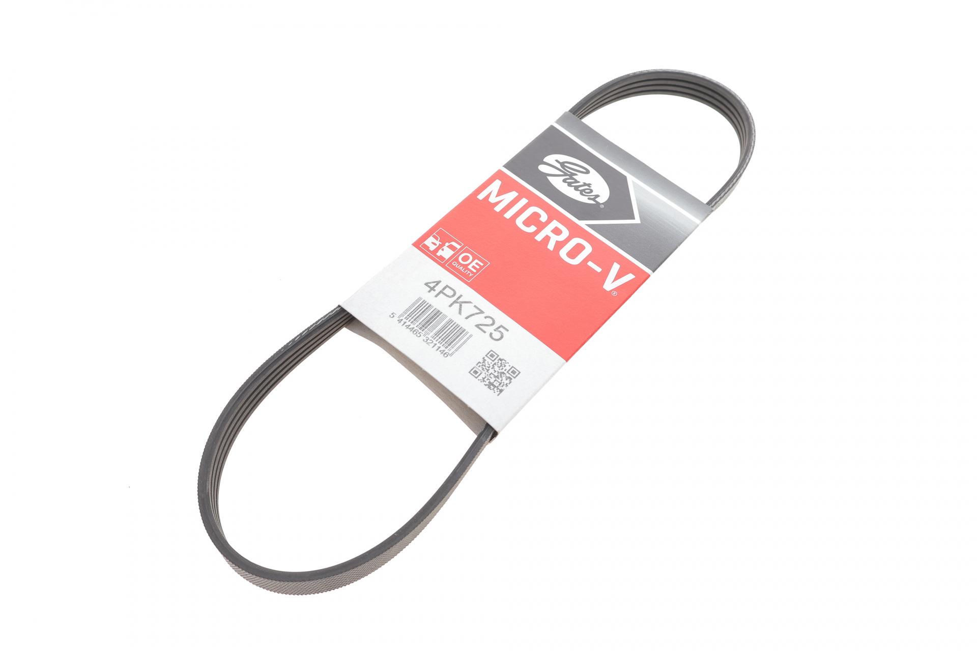Ремень генератора GATES для Dacia Logan 1.6/Nissan Micra II 1.0-1.4 92- (4PK725)