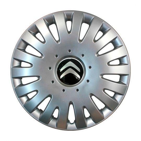 Колпаки автомобильные SKS 211 R14 с логотипом Citroen 4 шт. Серебристый