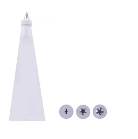 Мешок кондитерский с насадками H11725 5 пр. 12х18,5 см