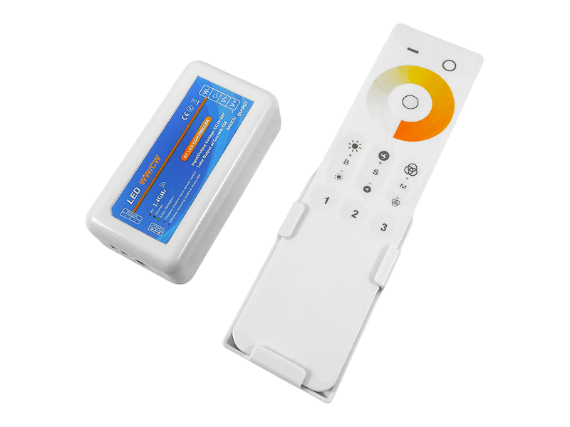 Контроллер W+WW RF 2 канала 12 A 2,4G 12-24 V радио сенсорный 11 кнопок (8034)