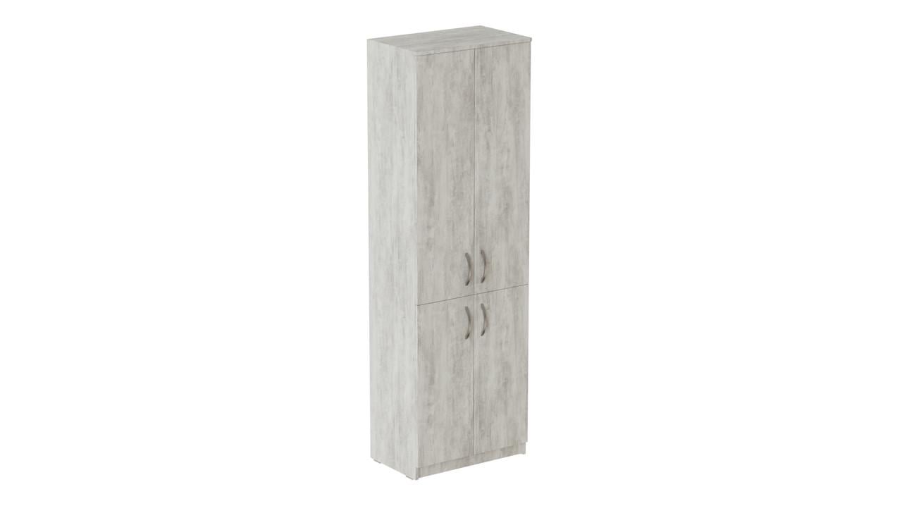 Шкаф Ferrum-decor Анжело на 5 полок с 4 дверями ДСП 16 мм 1900x600x380 мм Бетон (FRD-105006) Шкаф Ferrum-decor Анжело на 5 полок с 4 дверями ДСП 16 мм 1900x600x380 мм Бетон (FRD-105006)