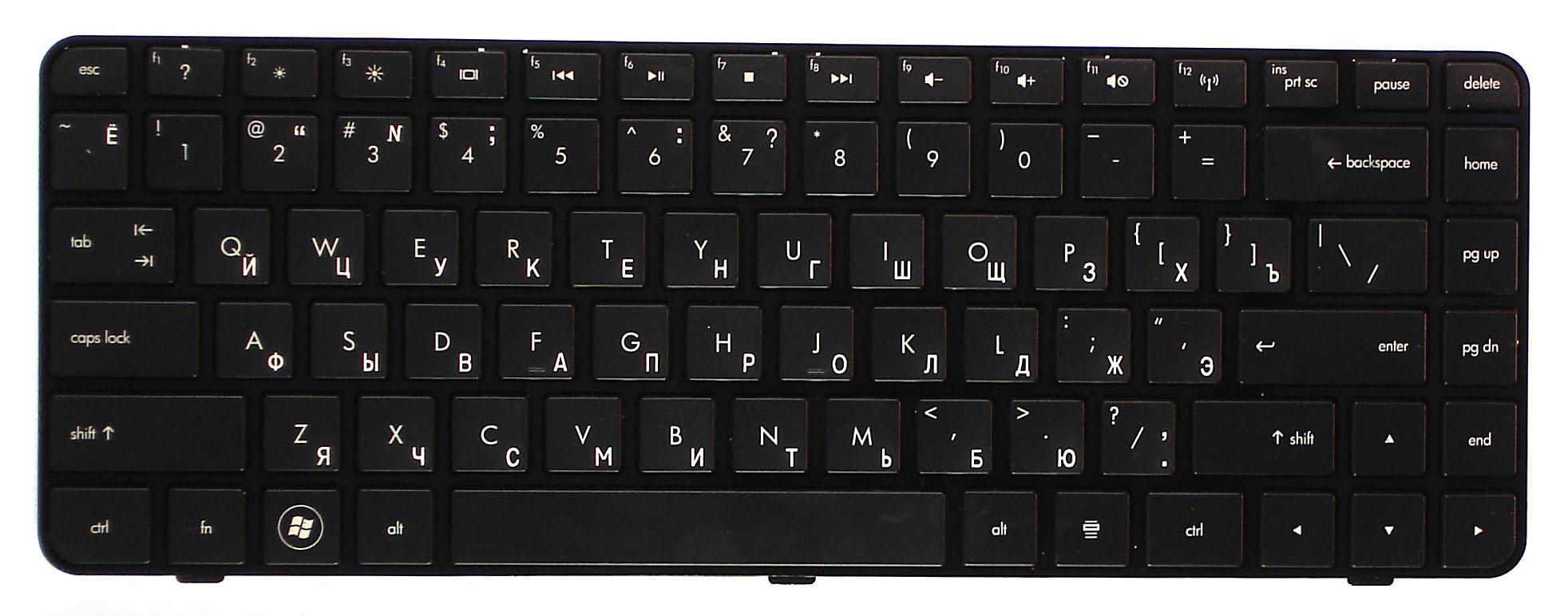 Клавиатура для ноутбука HP Pavilion DM4-2000 Black Frame Black