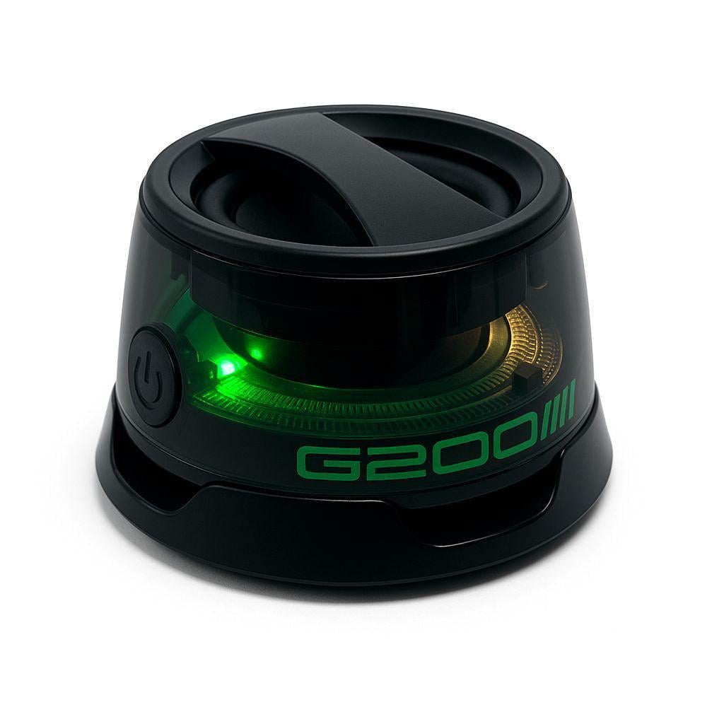 Колонка G200 Bluetooth 6x3,5x6 см встроенный аккумулятор Черный