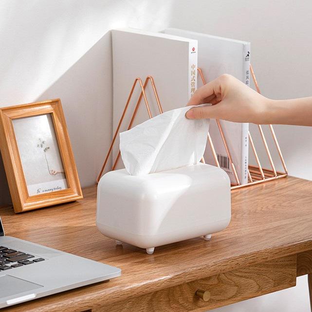 Диспенсер для серветок 11829 10х12х18 см білий (4571452) - фото 3 Диспенсер для серветок 11829 10х12х18 см білий (4571452) - фото 3