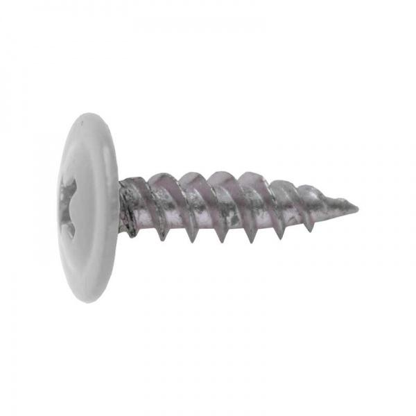 Саморез с пресшайбой острый 4,2x19 мм 100 шт. RAL 9010