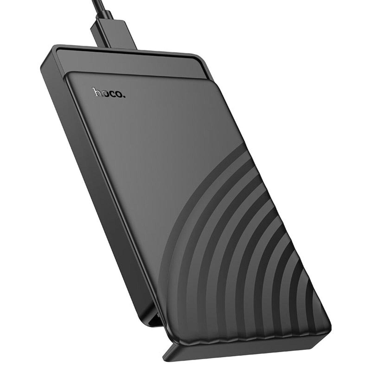 Внешний карман для жесткого диска Hoco HB46 USB 3.0 SATA Black (21546159) - фото 2