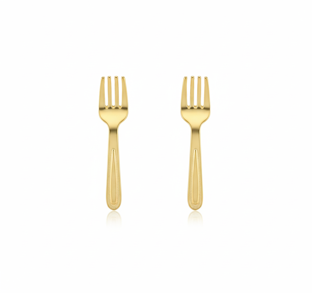 Пусеты золотистые Bon Appétit (2891818104)