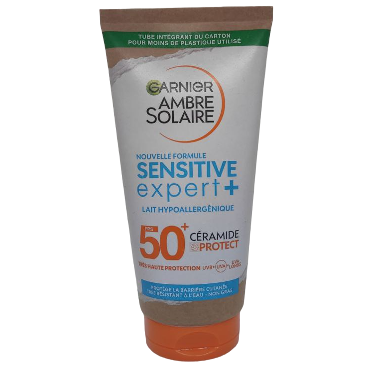 Сонцезахисне молочко Garnier Ambre Solaire Sensitive Expert+ SPF 50+ гіпоалергенне для чутливої ​​шкіри 175 мл (2238736065)