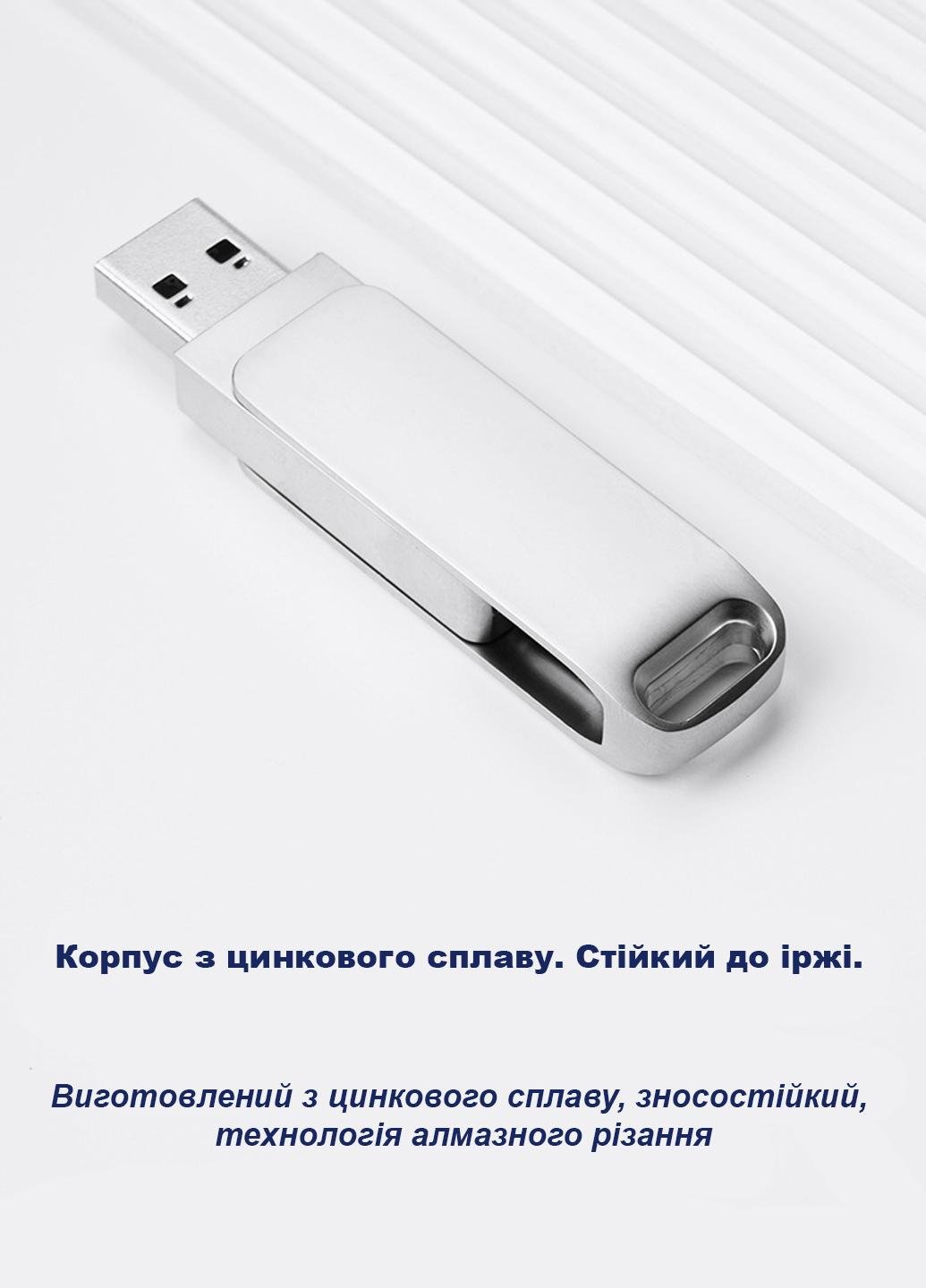 Флеш-память Longxinda LXD-101-128 128 GB USB 3.1 Type-C Silver - фото 3