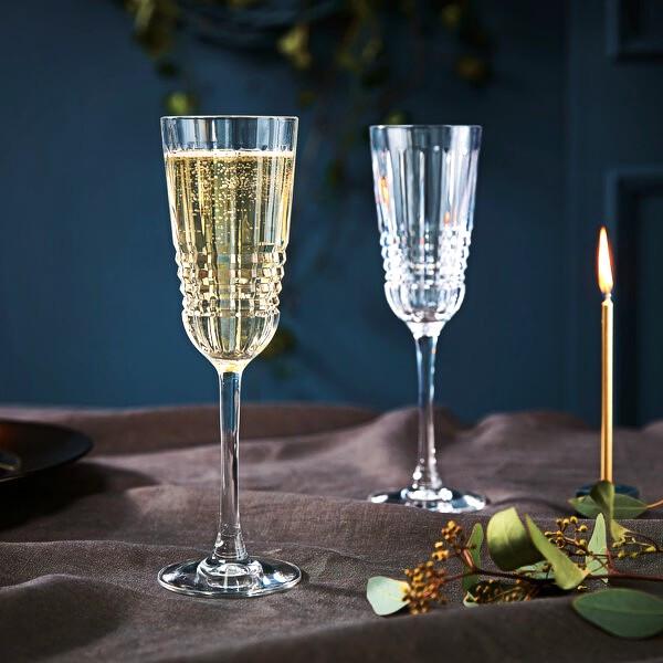 Набір келихів для шампанського з кришталевого скла Cristal D`Arques Rendez-Vous 170 мл 6 шт.