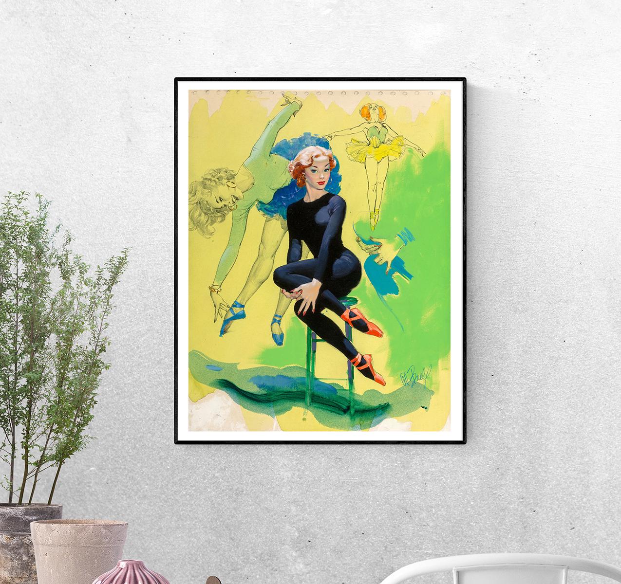 Постер Балерина формат А-2 (pin_up0004008_Poster)