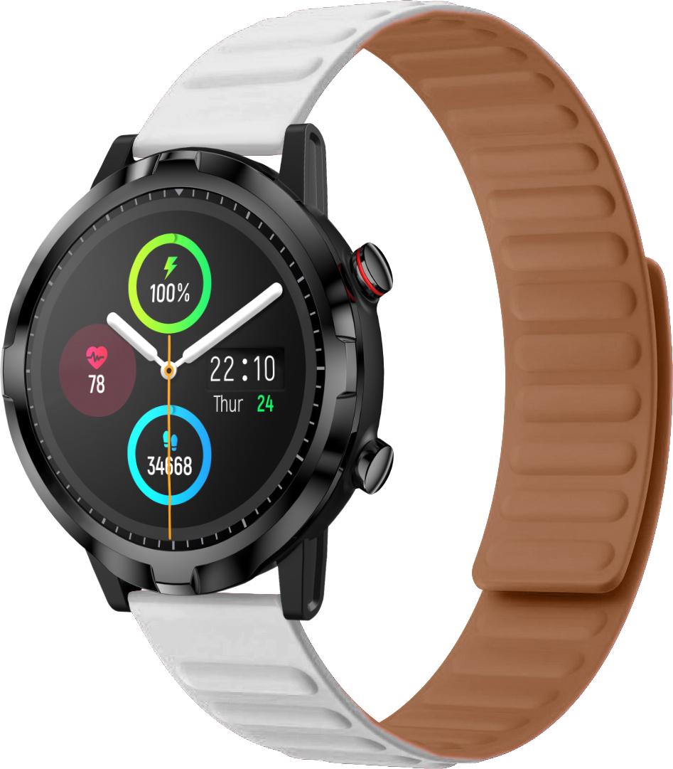Ремінець Magneter для Haylou Smart Watch RT LS05S White (26651-29)