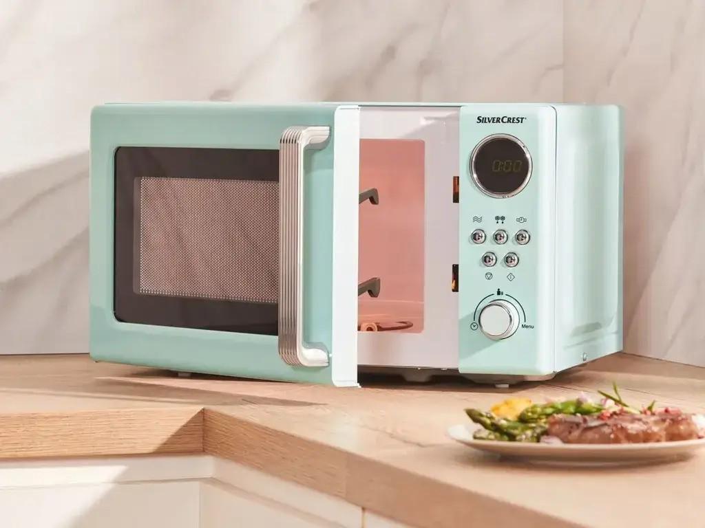 Мікрохвильова піч SilverCrest SMWC 700 B3 17 л 700 Вт М'ятний (SMWC-700) - фото 4