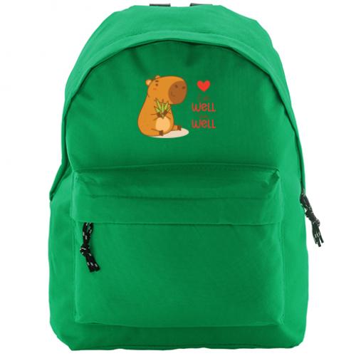 Рюкзак Compact Счастливый капибар с травой (16033354-10-192920)