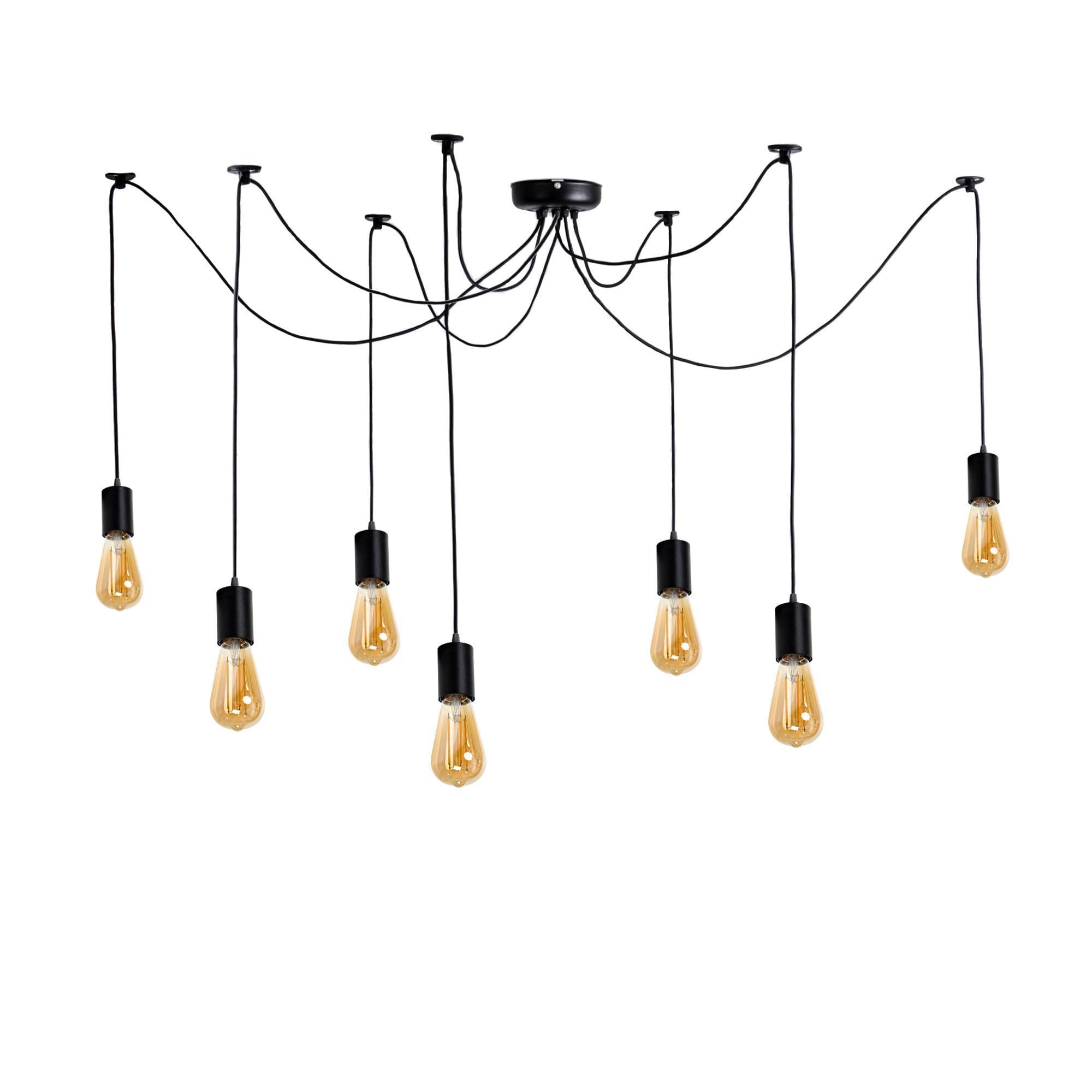 Люстра подвесная Spider-7 Black