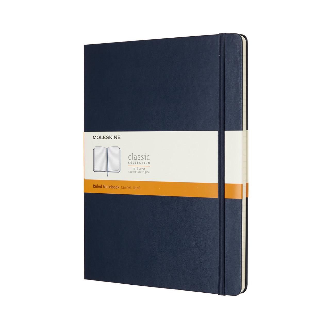 Блокнот Moleskine Classic великий 192 сторінки в лінійку 19х25 см Сапфір