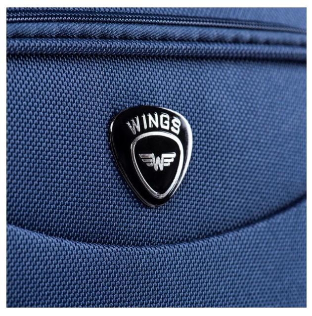 Валіза текстильна Wings 6802 S на 2 колесах Блакитний (CETKNWI6802SM2GOL) - фото 5 Валіза текстильна Wings 6802 S на 2 колесах Блакитний (CETKNWI6802SM2GOL) - фото 5
