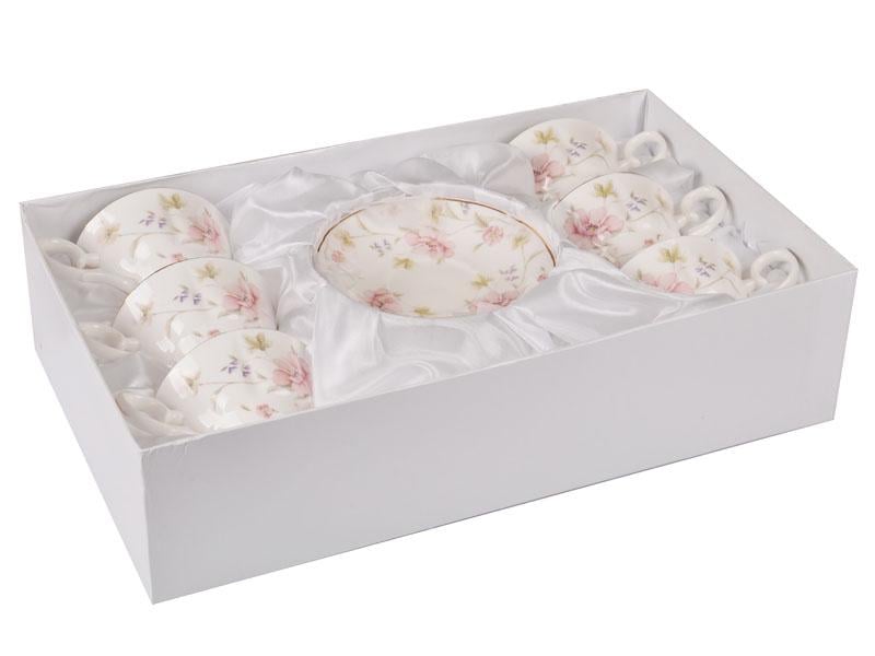 Чайний набір Lefard Лаура на 6 персон чашки 220 мл Білий (943-095) - фото 6 Чайний набір Lefard Лаура на 6 персон чашки 220 мл Білий (943-095) - фото 6