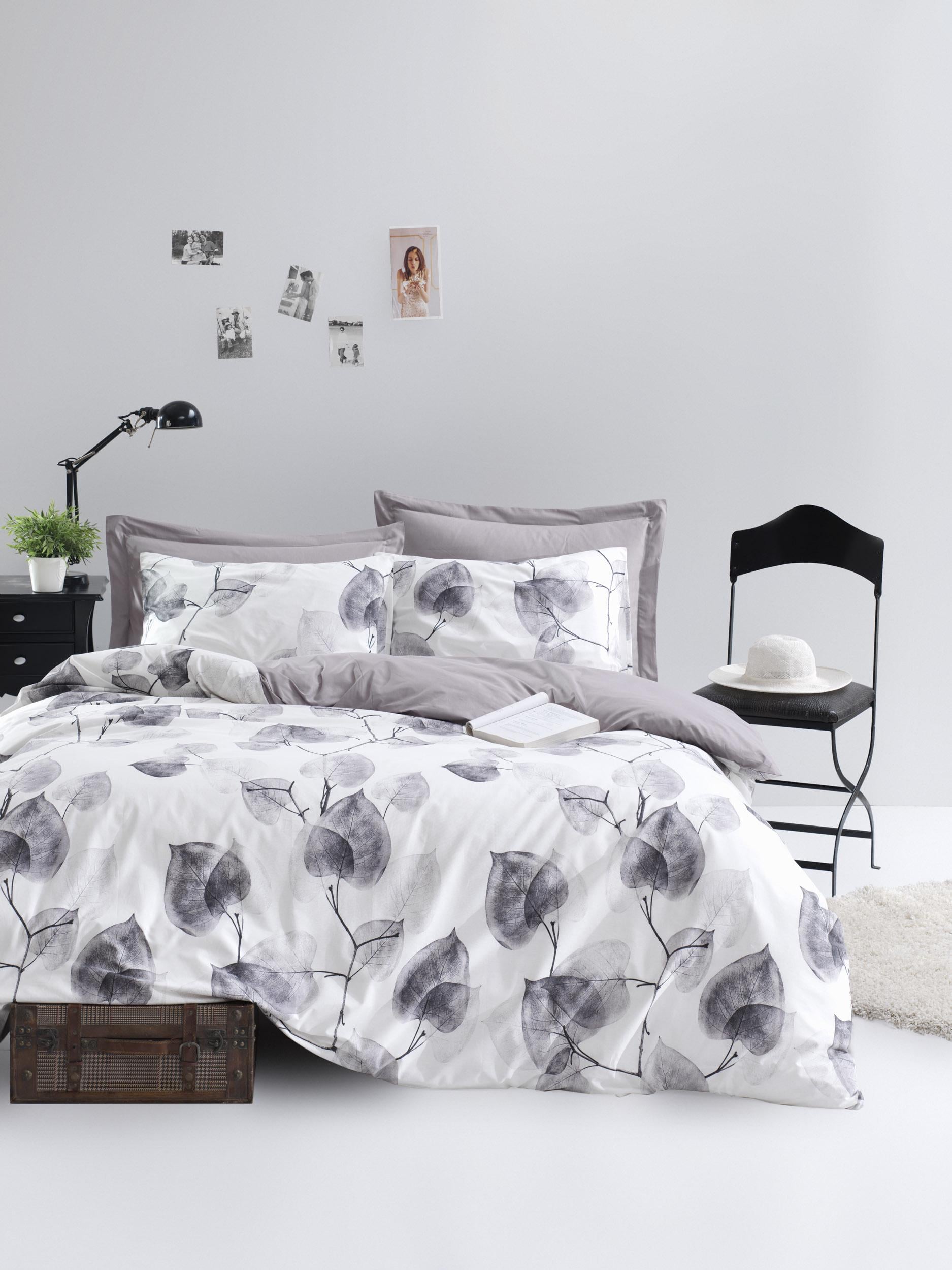 Постельное белье Lotus Home Perfect Ranforce Crosby семейный Серый (11396203)