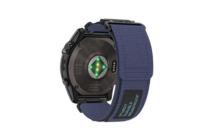 Ремешок Nylon Loop для смарт-часов Garmin Fenix 8 51 мм 26 мм Синий