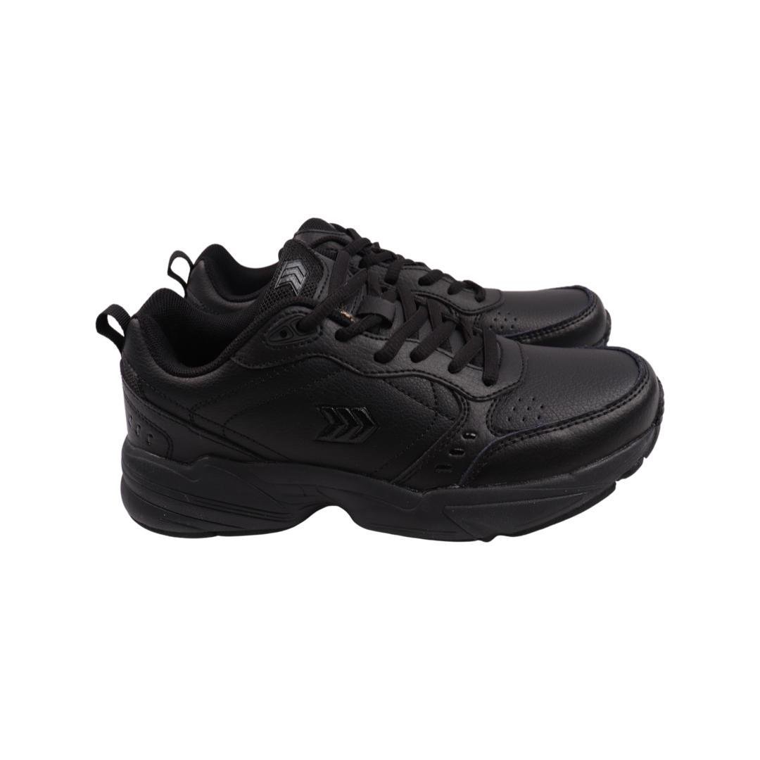 Кросівки чоловічі Restime зі шкіри р. 39 Чорний (219-22DK)