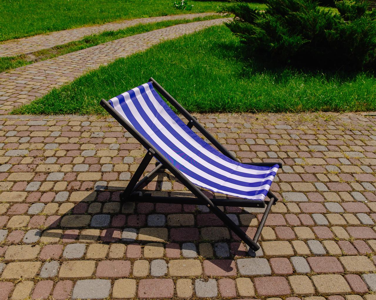 Шезлонг для дачи тканевый XRmaster Черный/Синий (КШ-003/3) - фото 4 Шезлонг для дачи тканевый XRmaster Черный/Синий (КШ-003/3) - фото 4