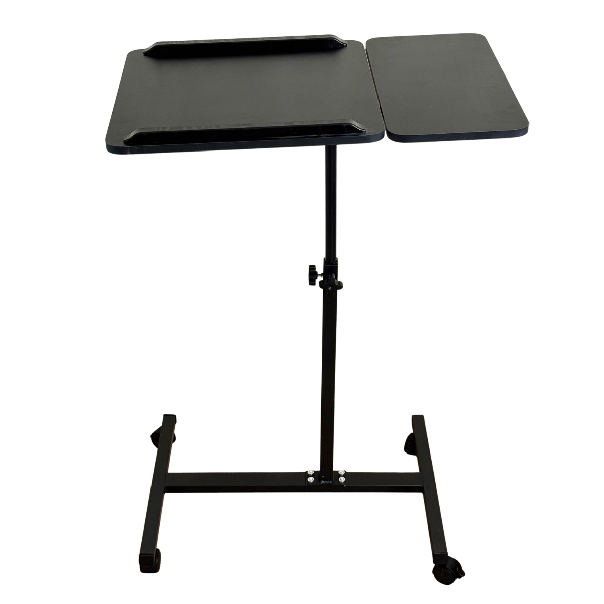Компьютерный стол приставной на колесах с регулировкой высоты Черный (PCST-026-Black)