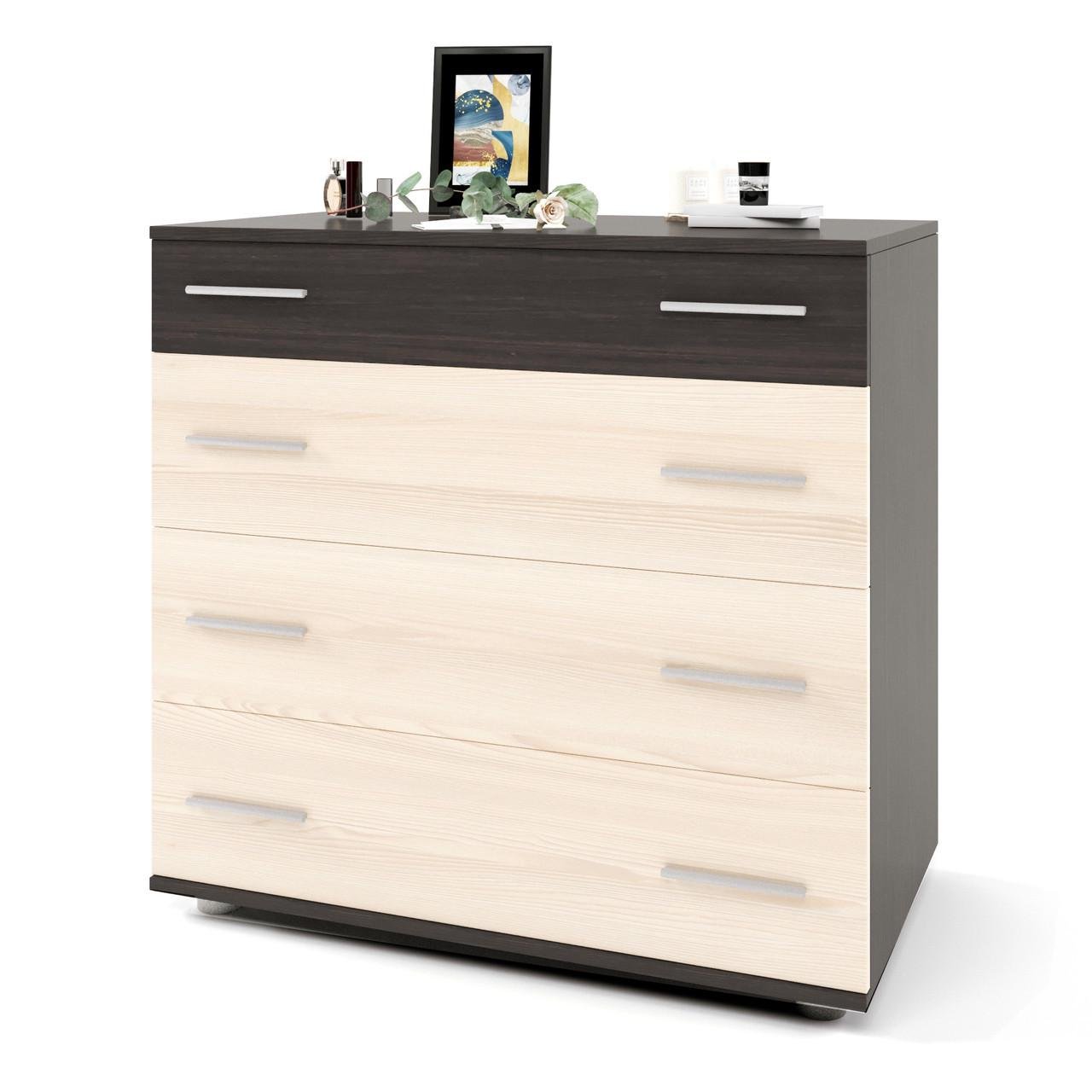 Комод Еверест Венге темный/Дуб молочный (26754176)