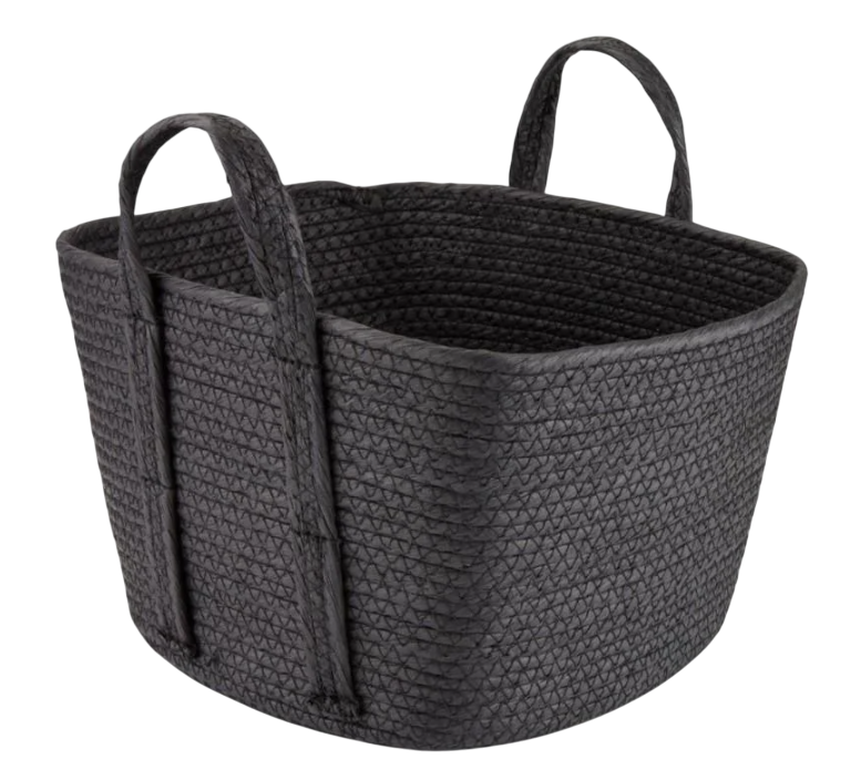 Корзина для белья 30x30x28 см Черный (0de97506)