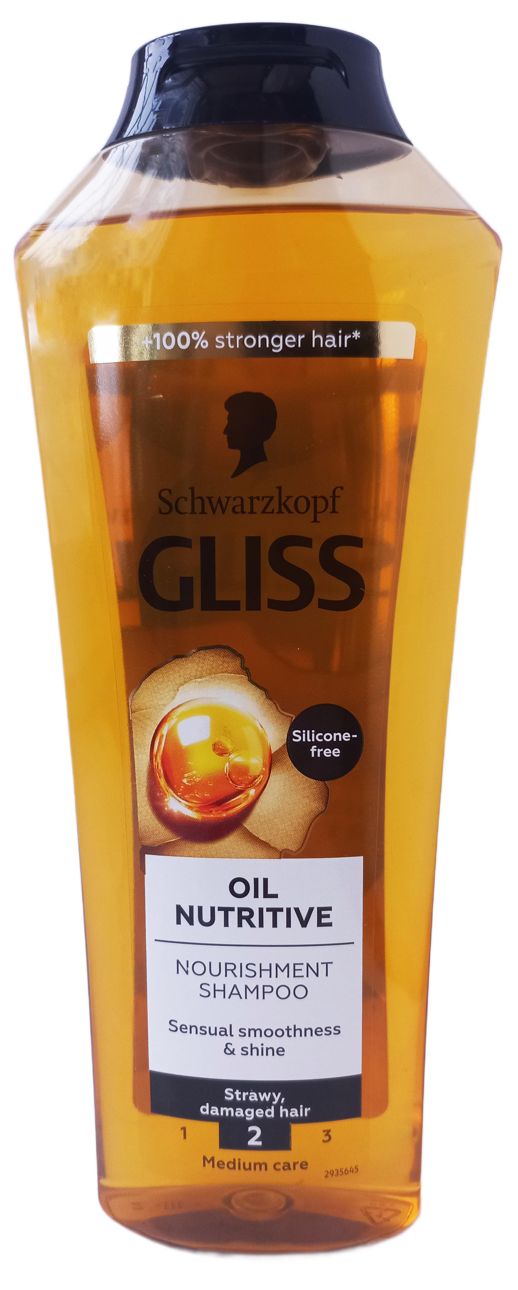 Шампунь GLISS Oil Nutritive для сухого та пошкодженого волосся 400 мл (124639)