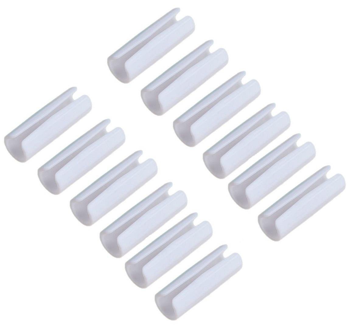 Фіксатори-тримачі для простирадл і простинь пластикові 12 шт. Білий (29417)