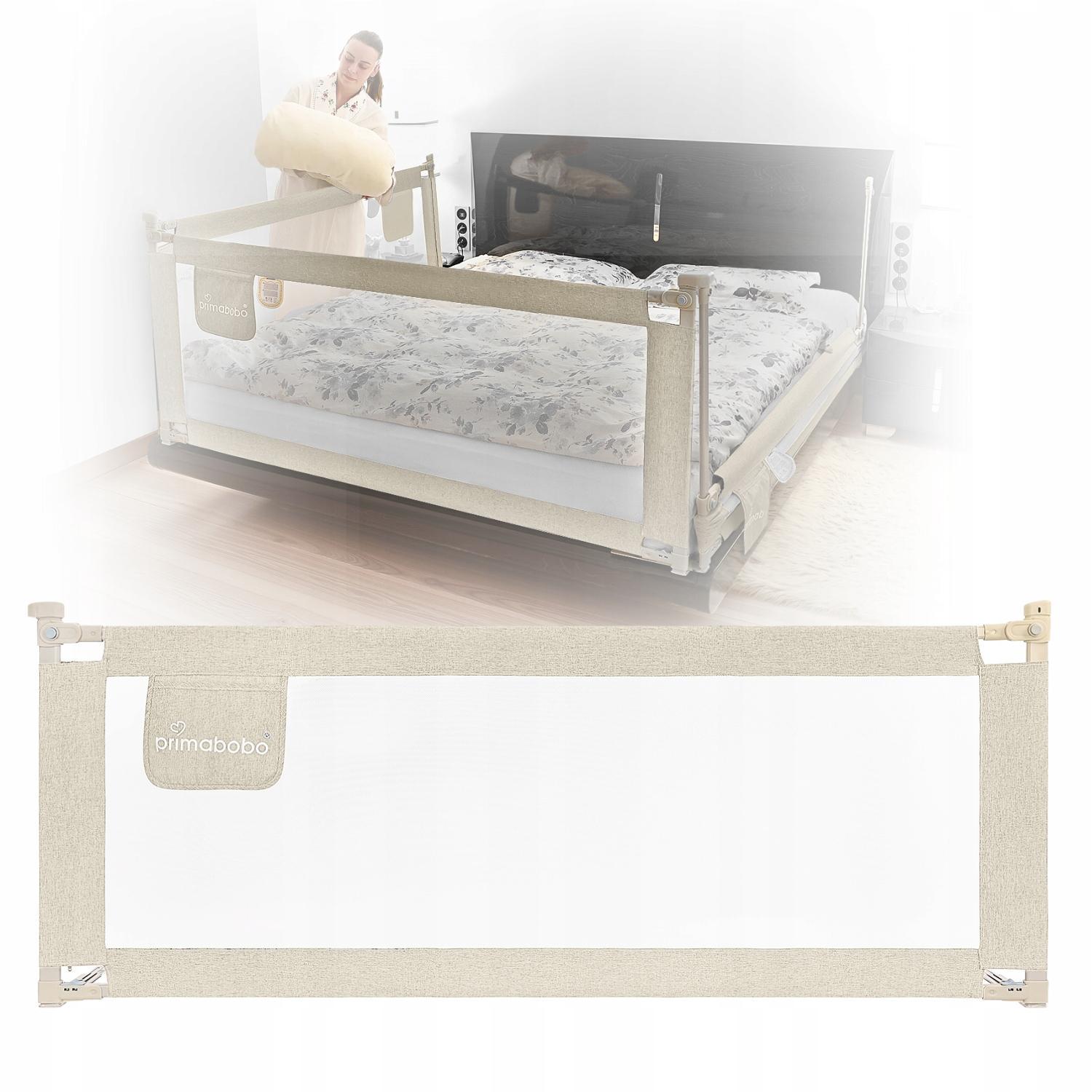 Бортик защитный для кровати Primabobo Classic 180 см Бежевый (BCL01_BE 180) - фото 3 Бортик защитный для кровати Primabobo Classic 180 см Бежевый (BCL01_BE 180) - фото 3