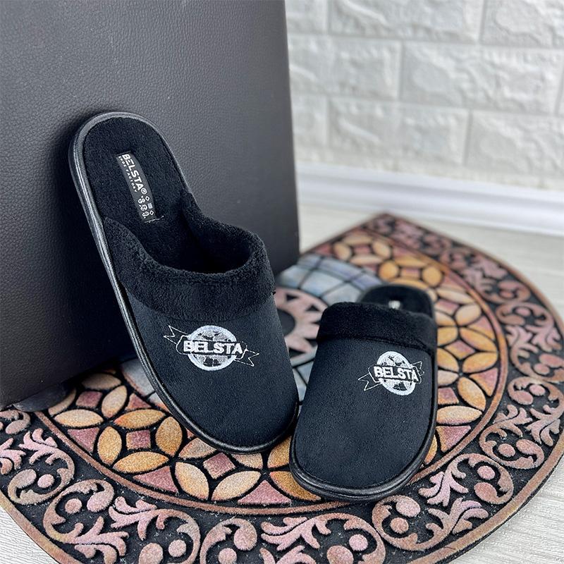 Домашні тапочки чоловічі БЕЛСТА VS-0033 29-29,5 см p. 45 Чорний (28464517)