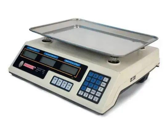 Торговые весы MATARIX MX-410A 220 В до 50 кг с аккумуляторной батареей и автоматическим расчетом стоимости (opt-15009)