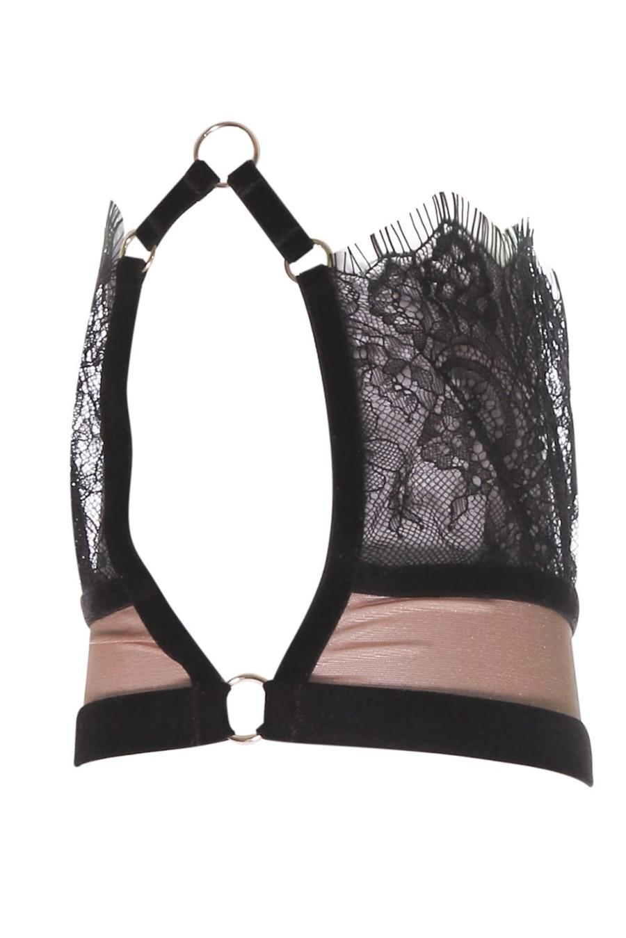 Подвязка V.I.P.A р. 46/48 L/XL 2 шт. Бежевый/Черный (70299)