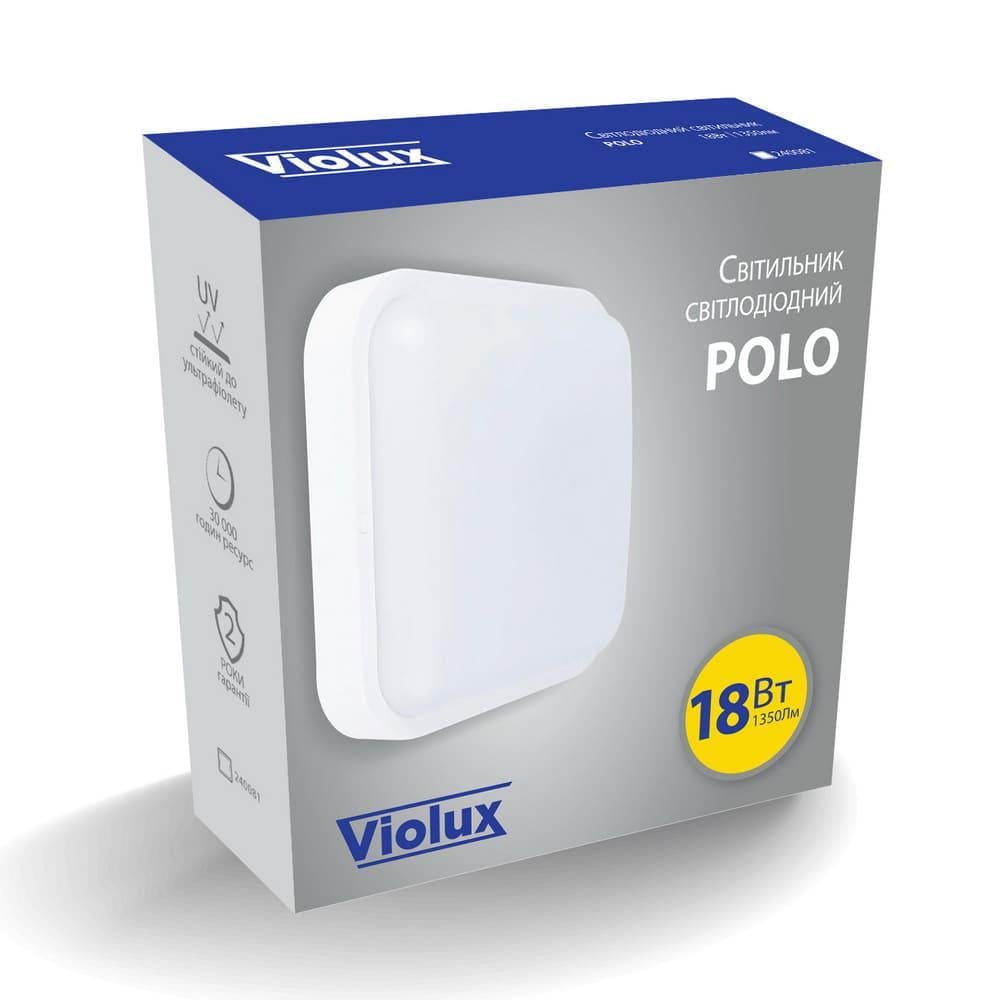 LED-светильник Violux НББ POLO 18W 5000K IP54 Белый (27568232)