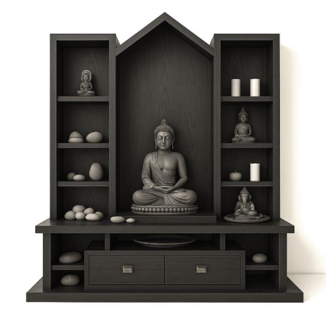 Алтарь для медитации из дерева Самадри Венге (ЛАТ-005612)