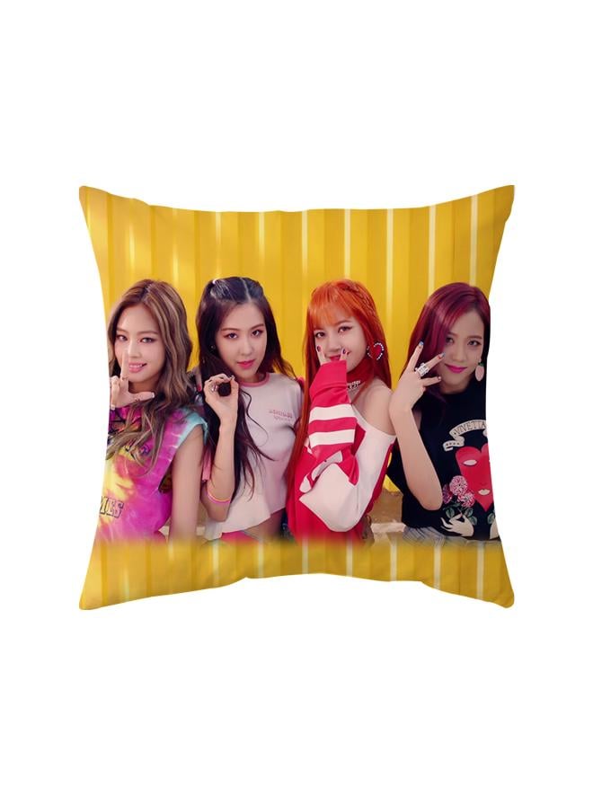 Подушка Blackpink k-pop двухсторонняя 25х25 см (y0002)