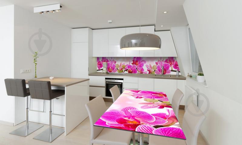 Наклейка виниловая на стол Zatarga «Розовая Орхидея» 600х1200 мм Z180509st