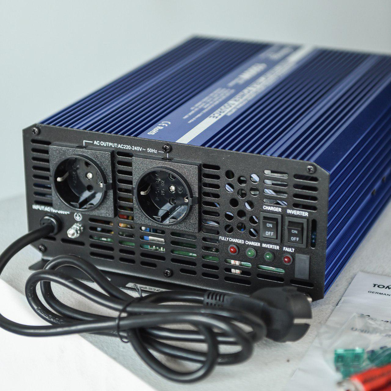 Інвертор TommaTech модифікована синусоїда із зарядкою 1500 Вт (19234904) - фото 5 Інвертор TommaTech модифікована синусоїда із зарядкою 1500 Вт (19234904) - фото 5