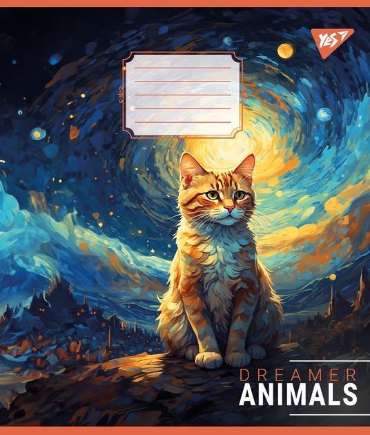 Зошит для записів YES Dreamer animals 767105 А5/48 кл.