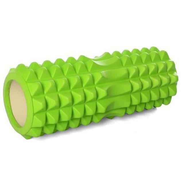 Массажный роллер для йоги EVA для миофасциального массажа 33х12 см Lettuce (30628)