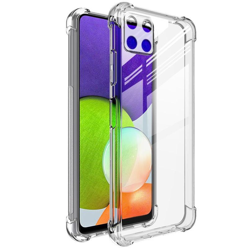 Прозрачный чехол UltraAir MultiCam Samsung Galaxy A22 5G A226 (усиленный углами) (29338)