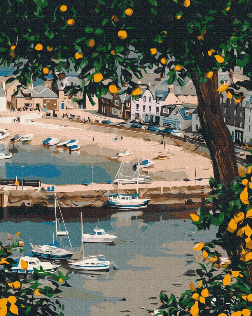 Картина по номерам Brushme Живописная бухта 48x60 см (BS53780L)