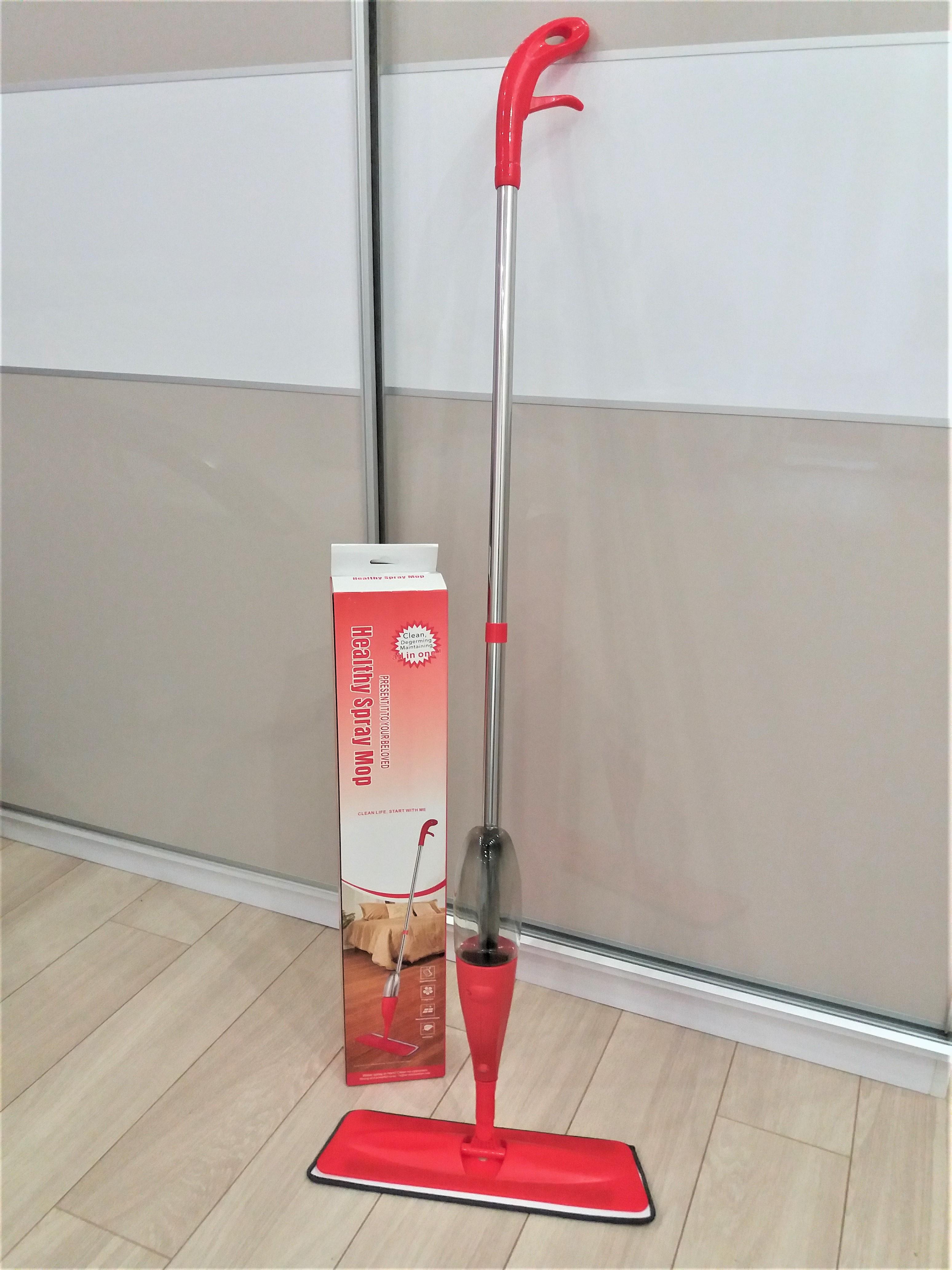 Швабра Healthy Spray Mop DL180 з розпилювачем води і насадка з мікрофібри (5092) - фото 3