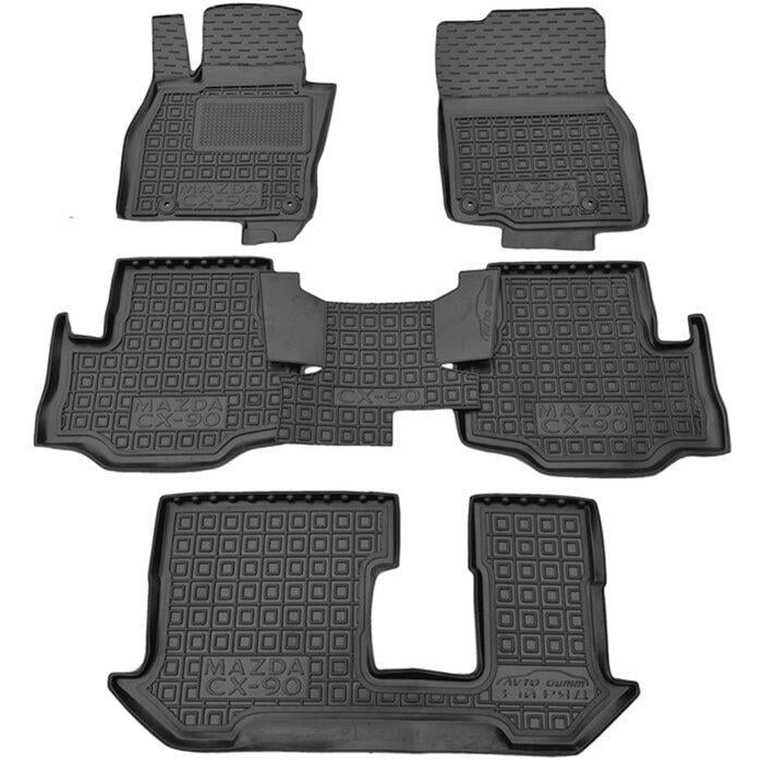 Килимки в салон Avto-Gumm Mazda CX-90 I 23- 7 місць Чорний (12124) Килимки в салон Avto-Gumm Mazda CX-90 I 23- 7 місць Чорний (12124)