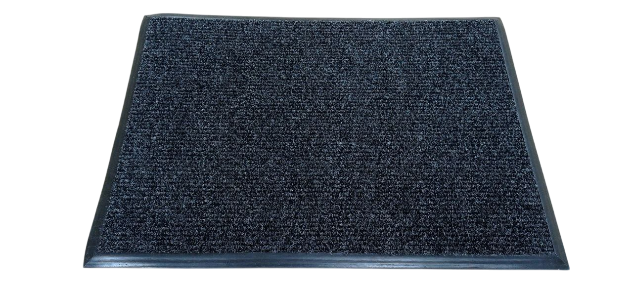 Коврик грязезащитный АС-ОБЛІК Поляна 70х50 см Черный